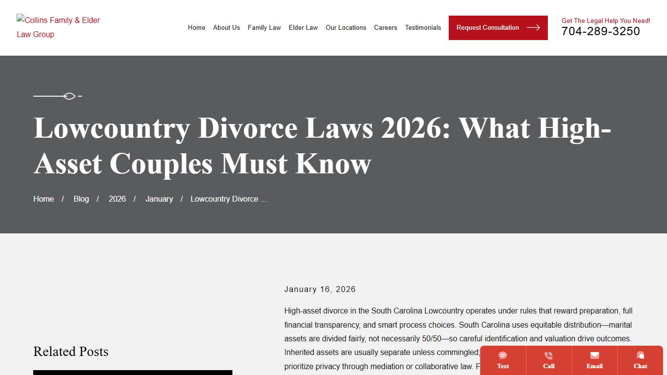 Lowcountry Divorce Laws 2026: What High‑Asset Couples Must Know