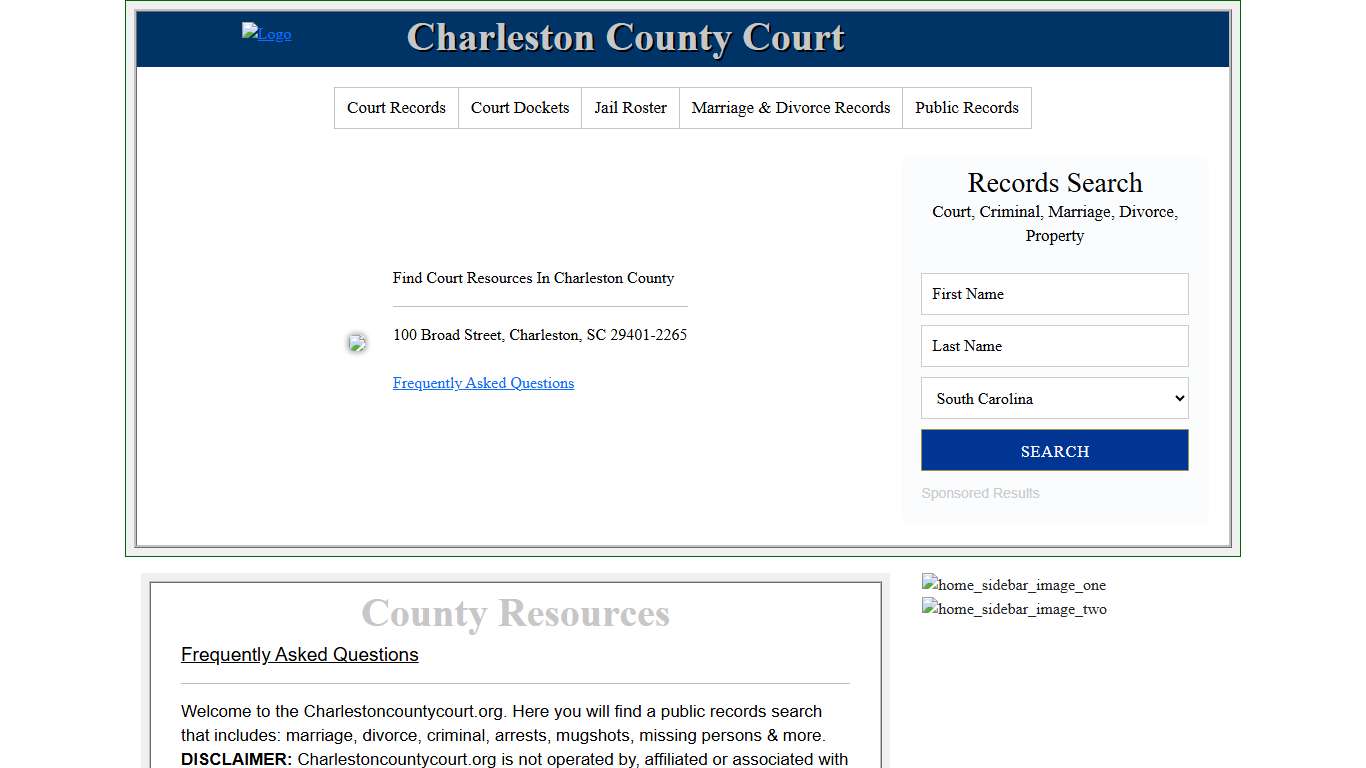 Charleston County Court Public Records